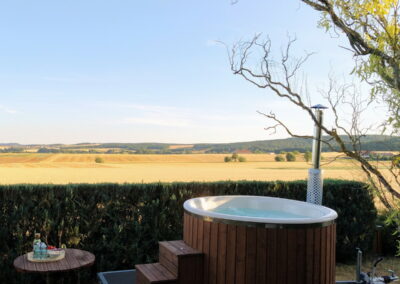 Hot Tub im Garten - Rhön Fass